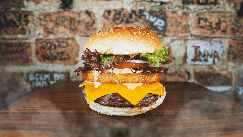 Flash Gorgonzola Burger