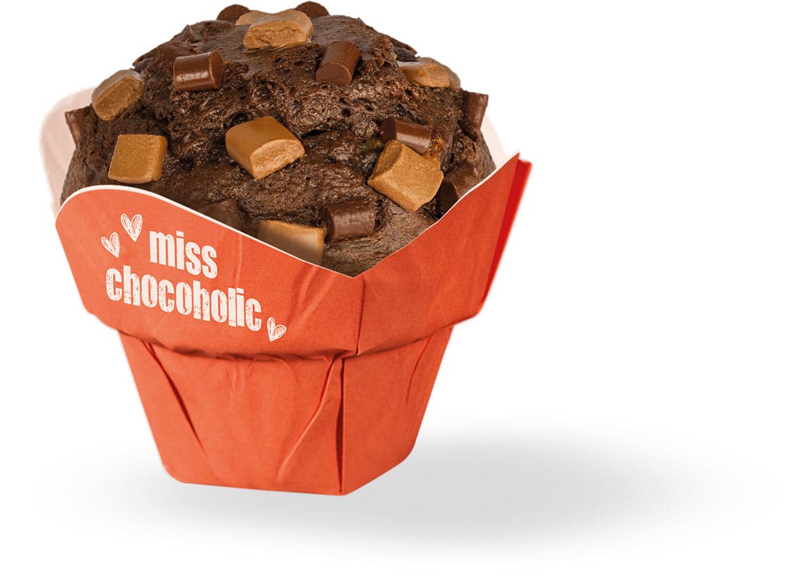 Chocoholic Schokomuffin mit Schokoladenstücken